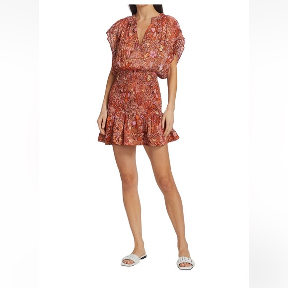 A.L.C. Carly smocked dress - Picture 2 of 4